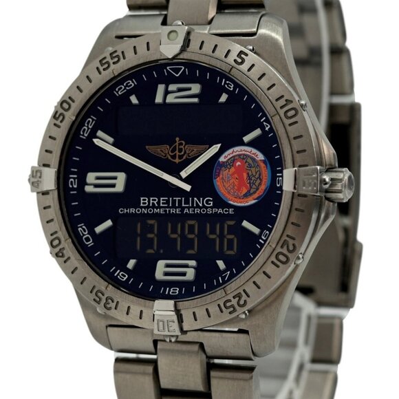Breitling Men's 40mm Aerospace Limited Edition #15/20 Titanium Watch - Picture 2 of 8